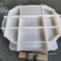 고무 쐐기 밸브가있는 HDPE 플랩 게이트 밸브